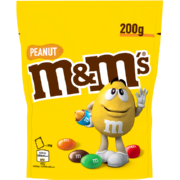M&M's Chocolate Coated Peanuts 200g