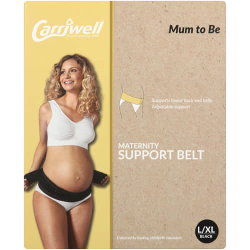 Carriwell Adjustable Support Belt Black Size S/M