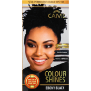 Colour Shines Semi-Permanent Hair Colour Ebony Black 90ml