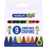 Jumbo Wax Crayons 9 Crayons