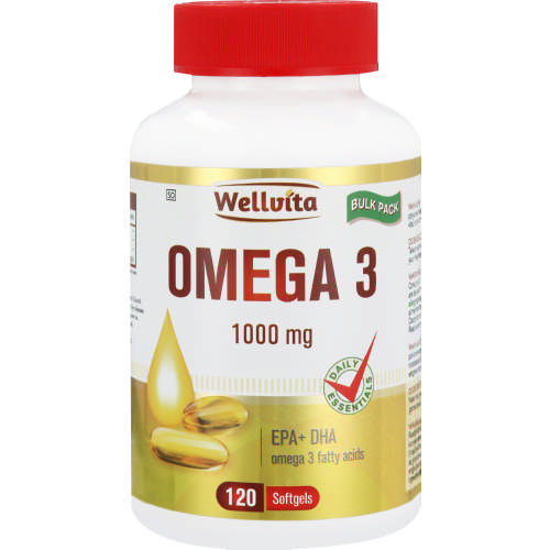 Omega 3 1000mg Fatty Acid Softgels 120 Softgels