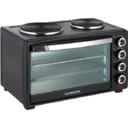 Compact Oven With 2-Plate Stove 30L