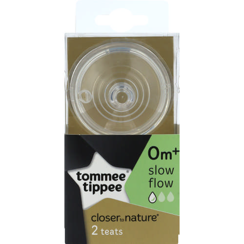 Closer To Nature Slow Flow Teats 2 Pack