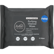 Charcoal Facial Wipes 25 Wipes