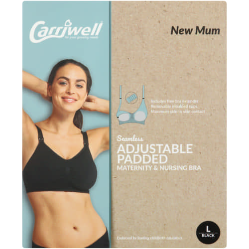 Carriwell Seamless Organic Cotton Nursing Bra - Nursing bras