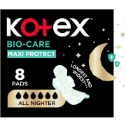 Bio-Care Maxi Pads Night 8 Pack