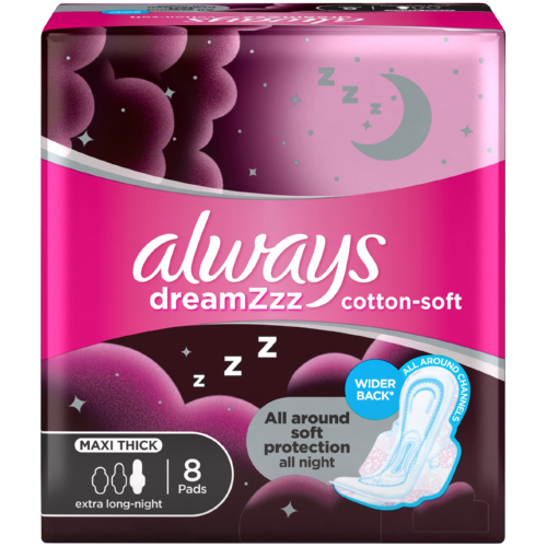 Always Thick Soft Extra Long Night Pad - Clicks