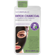 Detox Charcoal + 10 Superfood Formula Face Mask Sheet