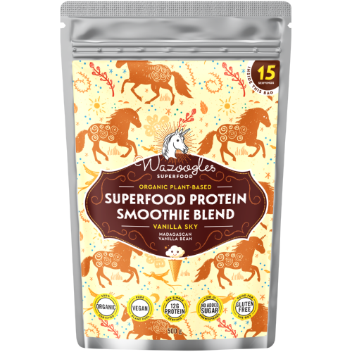 Wazoogles Superfood Protein Blend Vanilla Sky 500g - Clicks