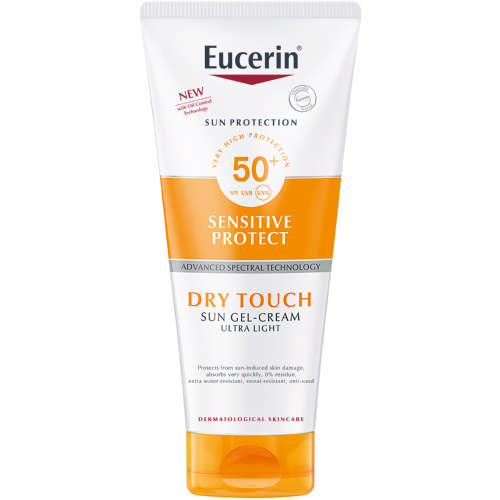 Eucerin dry touch suncream spray for sensitive skin spf 50 Eucerin Gel Cream Dry Touch Sensitive Protect Spf 50 200ml Clicks