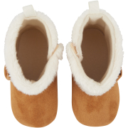Girls Tan Suede Boot With Bow 6-12M