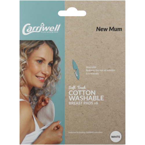 Carriwell Washable Cotton Breast Pads - Clicks