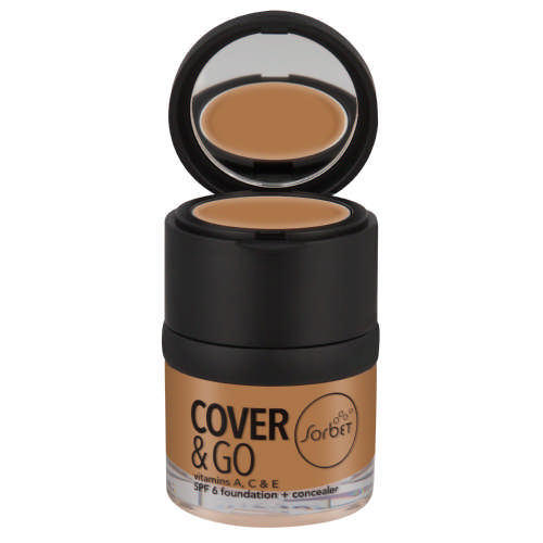 Cover & Go SPF6 Foundation & Concealer Sienna 25ml + 1.2gr