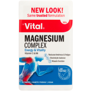 Magnesium Complex With Vitamins B6 & C 100 Tablets