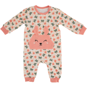 Girls 3D Stripe Sleepsuit 12-18M