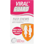 Fizzi Chews Colds & Flu Immune Protection 60 Chewables