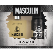 Masculin Power Eau De Toilette & Deodorant Spray 100ml + 150ml
