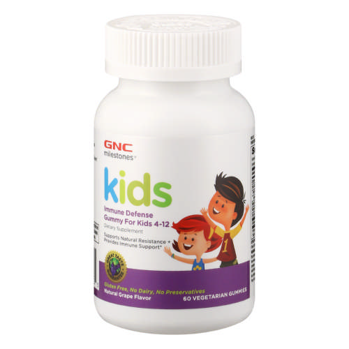 GNC Milestones Kids Immune Defense Vegetarian Gummies 60 Gummies - Clicks