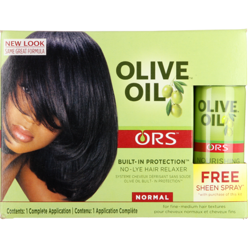 Olive Oil No-Lye Hair Relaxer Value Pack Normal