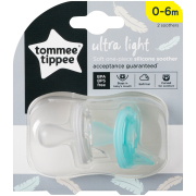 Ultra-Light Silicone Soother 0-6m 2 Pack
