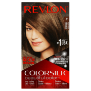 ColorSilk Permanent Hair Color Medium Brown 41