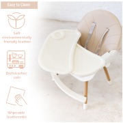 2-In-1 Convertible Baby High Feeding Chair With Tray