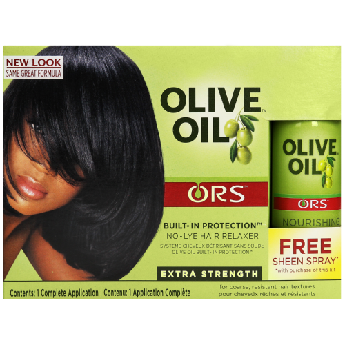 ORS Olive Oil No-Lye Hair Relaxer Value Pack Extra Strength - Clicks