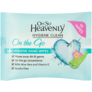 Hygiene Clean On The Go Hand Wipes 10 Wipes