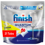 Quantum Auto Dishwashing Tablets Lemon 21s