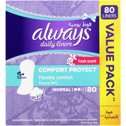 Always Fresh Scent Normal Daily Panty Liners 20 pk