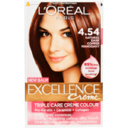 Excellence Creme Hair Colour Dark Copper Mahogany 4.54