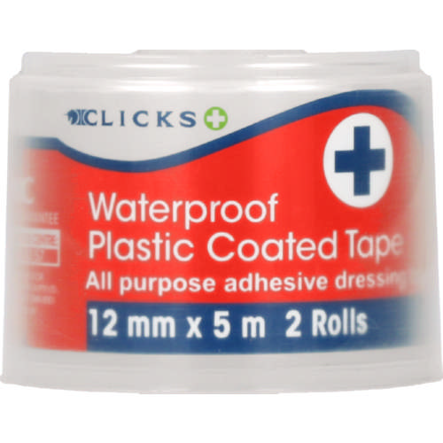 Waterproof Plastic Coated Tape 2 Rolls