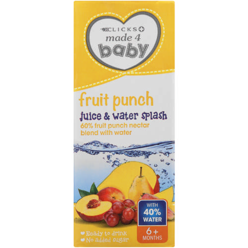 Juice & Water Splash Fruit Punch 200ml