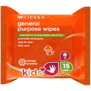 Kids General Purpose Wipes 15