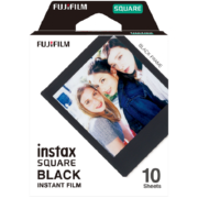 Square Film Frame Black 10 Sheets