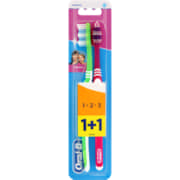3 Effect Classic Toothbrushes 40 Medium Bundle Pack 1+1