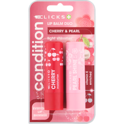 Duo Lip Balm Cherry & Pearl