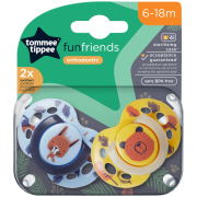 Closer to Nature Fun Style 2 Orthodontic Soothers