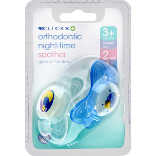Orthodontic 2x Night-Time Soothers