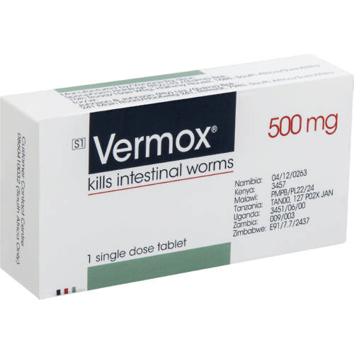 vermox plus tabletas dosis