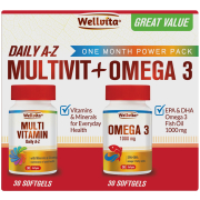 Multivitamin & Omega 3 Power Pack 30 x 30