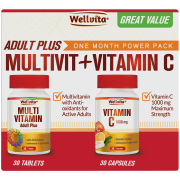 Adult Multivitamin & Vitamin C Power Pack 30 x 30