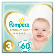 Premium Care Nappies Value Pack Size 3 60's