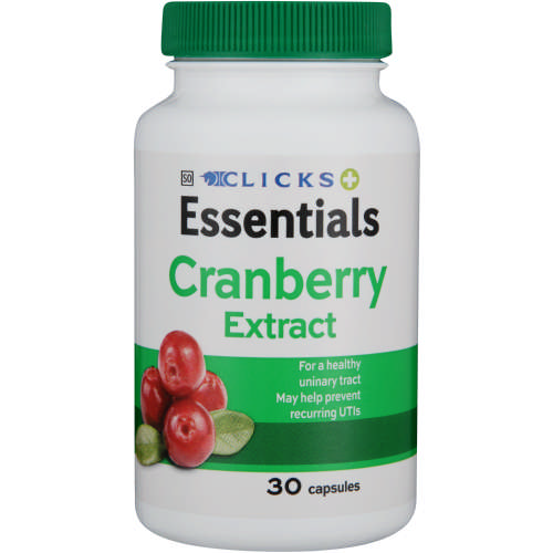 Essentials Cranberry Capsules 30 Capsules