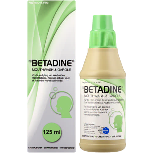 Betadine mouthwash and gargle covid