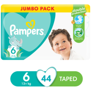 Baby Dry Nappies Jumbo Pack Size 6 44's