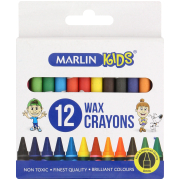 Wax Crayons 12 Crayons