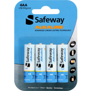 Alkaline AA Batteries 4 Pack