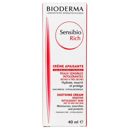Sensibio Soothing Cream Sensitive Intolerant Skin Rich 40ml