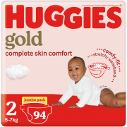 Gold Nappies Size 2 Jumbo 94's